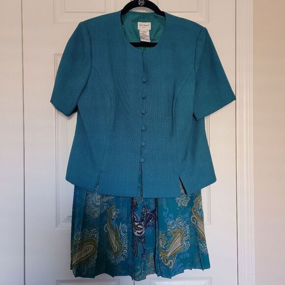 Ann Travis Skirt Set - Petite - Picture 1 of 6